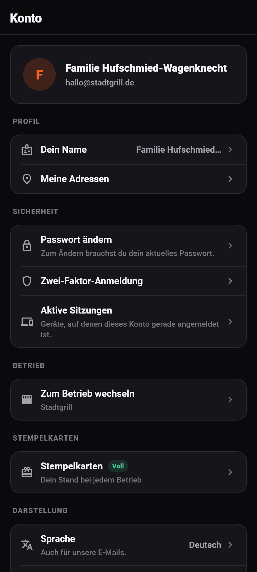 Die App im Überblick: Eine App, zwei Gesichter