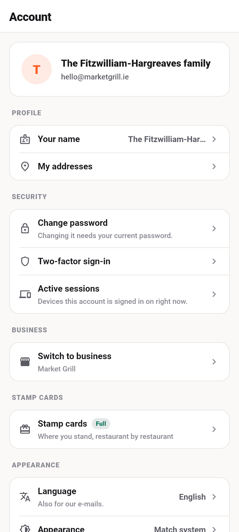 The app at a glance: One app, two faces
