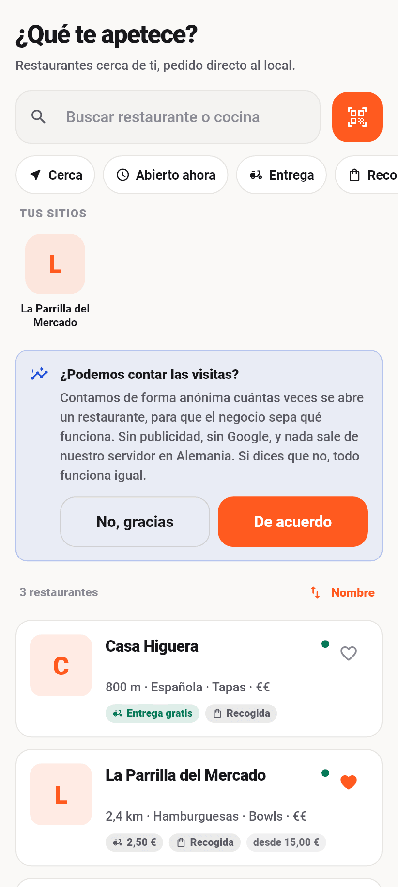 La aplicación para clientes: Qué es