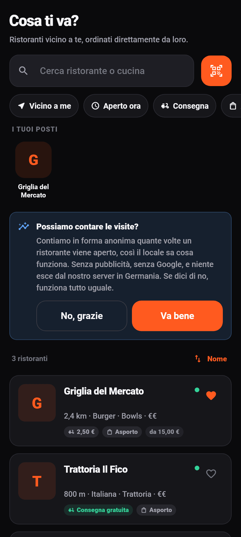 L'applicazione per i clienti: Che cos'è