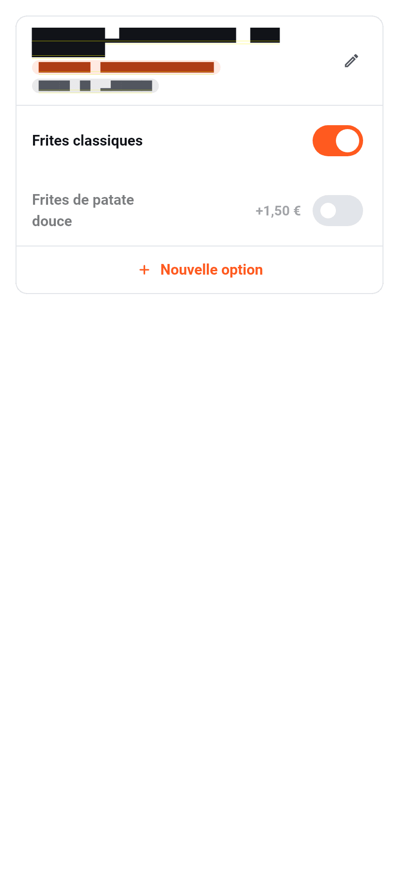 L'application pour l'établissement: Accompagnements et options