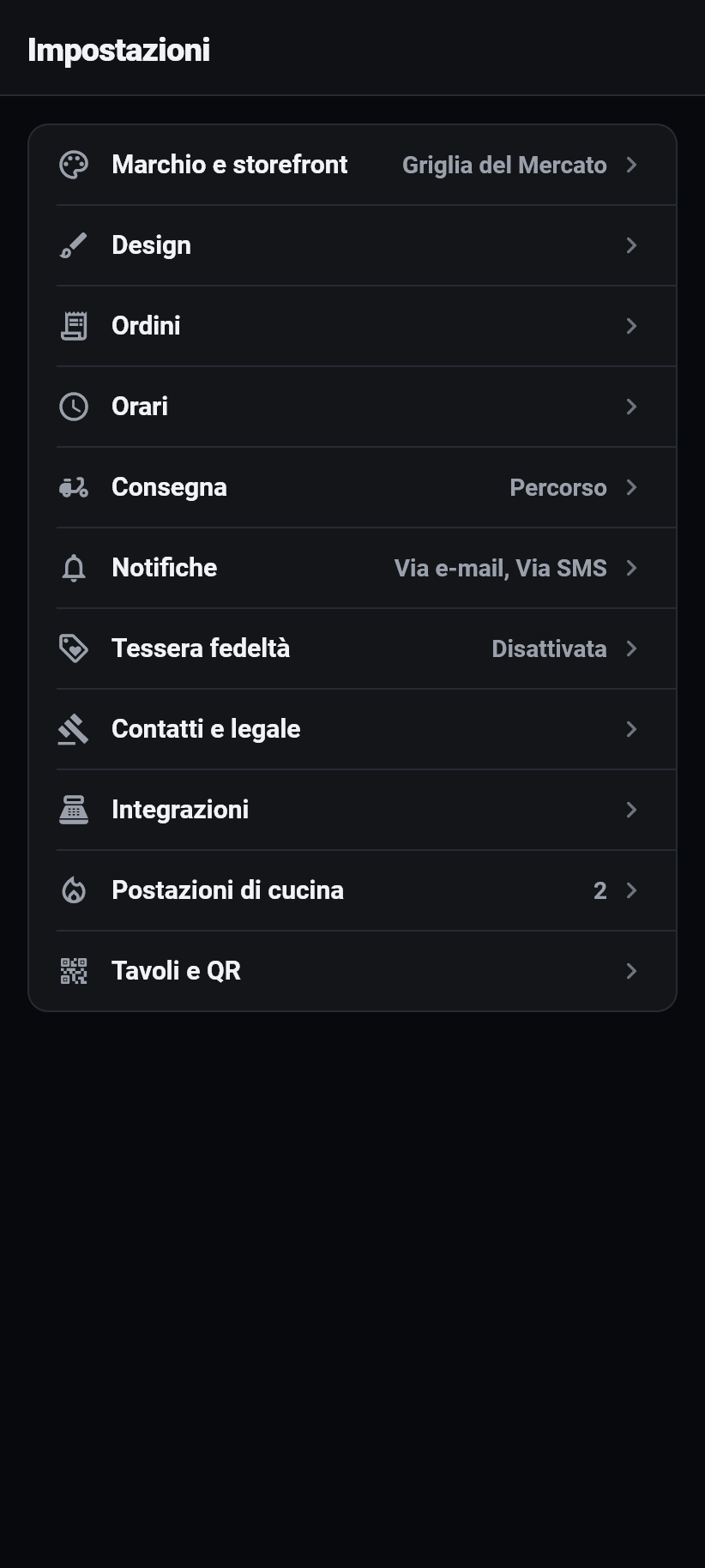 Le impostazioni nell'applicazione: Dove si trovano