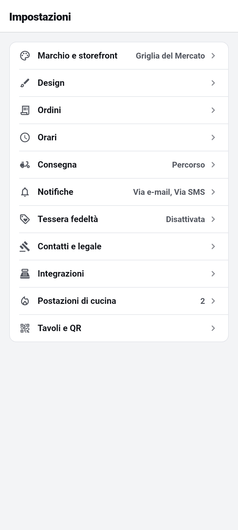 Le impostazioni nell'applicazione: Dove si trovano