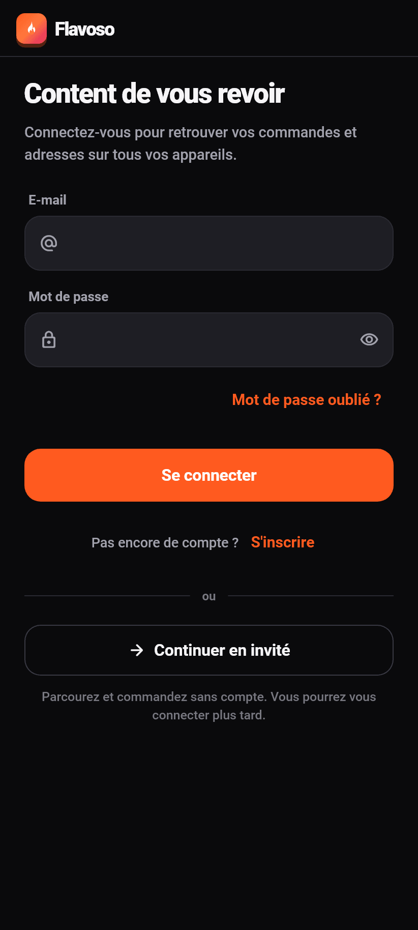 L'application en bref: Un compte pour tout